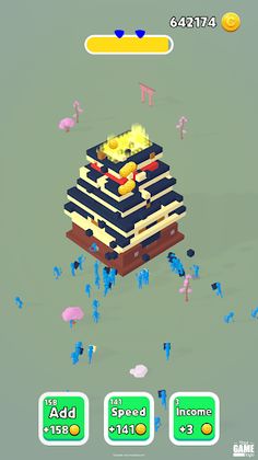 Idle Voxel World - Screenshot 2