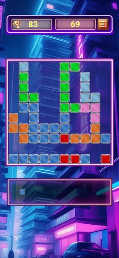 Block Puzzle - Neon Lights - Screenshot 3