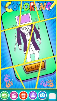 Speakerman Skibd Coloring Game - Screenshot 2