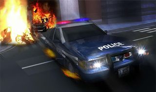 Police Flying Car 3D Simulator - Screenshot 1