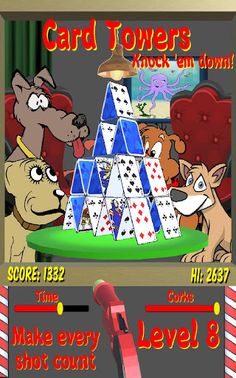 Card Towers Pro, Knock'em Down - Screenshot 4