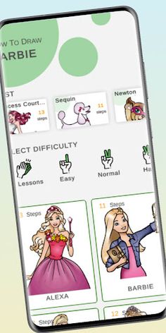 How to draw Barbi - Screenshot 1