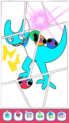 Rainbow Friends 2 Coloring - Screenshot 2