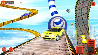 Crazy Superhero Stunt Car Game - Screenshot 1