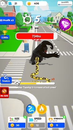 Idle Snake World:Hunting Fight - Screenshot 3