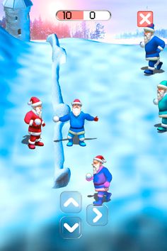 Santa Claus-Playing Snowballs - Screenshot 4