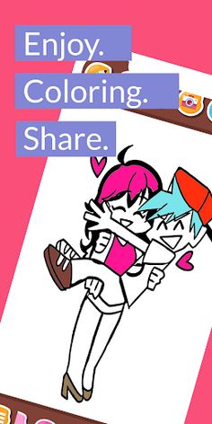 FNF Coloring Page - Screenshot 1