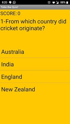 Cricket Quiz - Screenshot 3