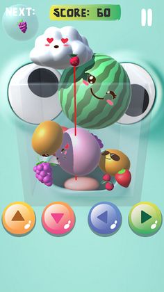 Fruit Watermelon Merge 3D Game - Screenshot 2