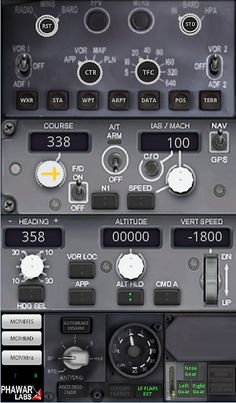 PWB737 MCP EFIS RADIO FSX P3D - Screenshot 2