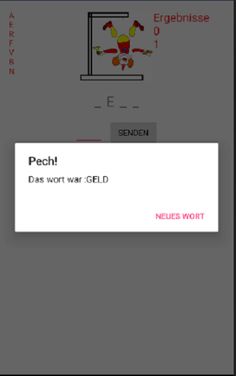 Hangman in German - Screenshot 3