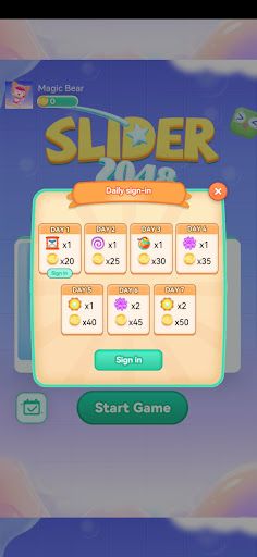 Slide 2048 Puzzle - Screenshot 2