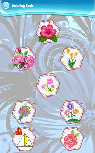 Coloring Garden Flowers - Screenshot 2