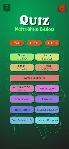 Quiz Matemáticas Básicas - Screenshot 2