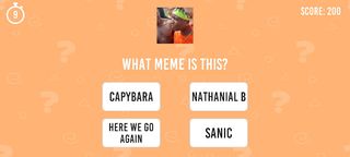 Sanic : Meme quiz - Screenshot 2