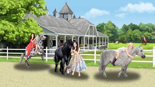 Pony and rider dress-up fun - Screenshot 1