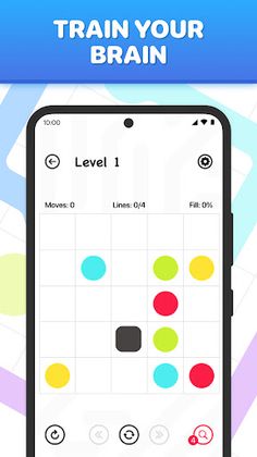Lined - connect the dots game - Screenshot 4