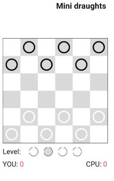 Mini draughts - Screenshot 1