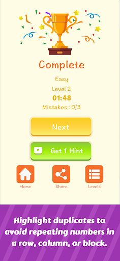 Sudoku - Classic games - Screenshot 3