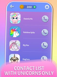 Fake Call Unicorn Prank Games - Screenshot 2