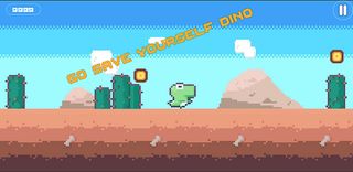 Dino Run 2D: Mega T-Rex Escape - Screenshot 1