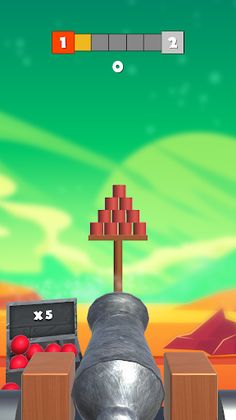 Cannon Balls Blast 3D - Free S - Screenshot 3