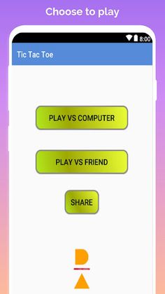 Classic Tic Tac Toe (AI) - Screenshot 1