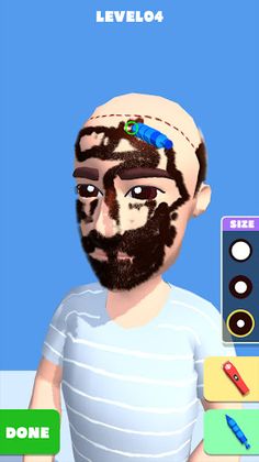 Hair Transplant Simulation - Screenshot 4