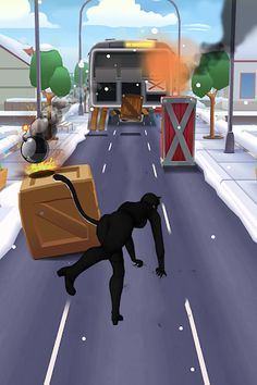 Subway Lady Bug Princess Run 2 - Screenshot 3