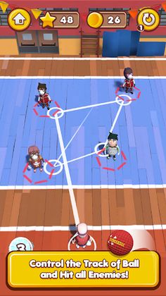 Dodgeball Master 3D - Screenshot 1