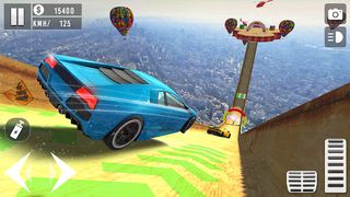 Mega Ramp Stunt Car Driver 3D - Screenshot 3