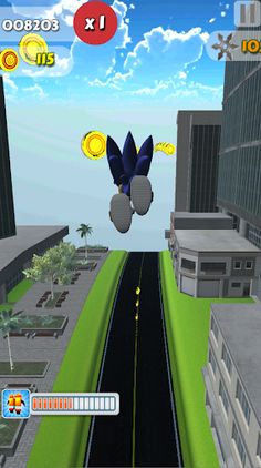 Blue Hedgehog Dash Runner - Screenshot 4