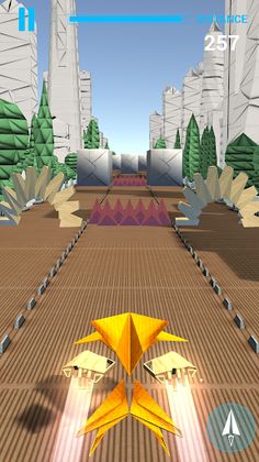 Origami Race - Screenshot 1