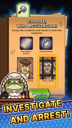 DetecToad: Detective Idle RPG - Screenshot 4