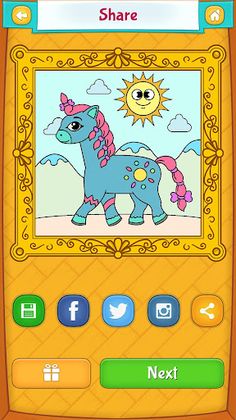 Horse Coloring Pages - Screenshot 4
