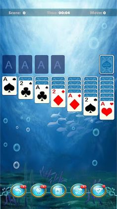 Rich Solitaire:Sea World - Screenshot 1