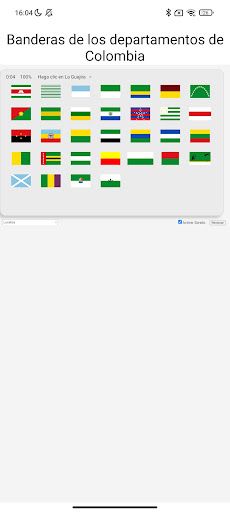 Banderas Departamento Colombia - Screenshot 1