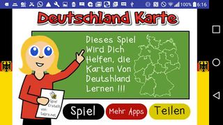 Deutschland Karte Spiel - Screenshot 1