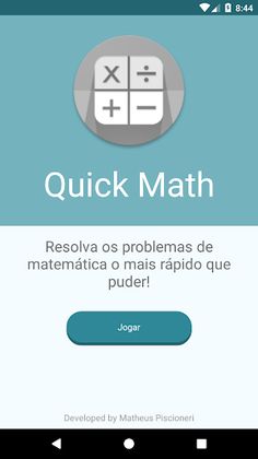 Quick Math - Resolva problemas - Screenshot 1