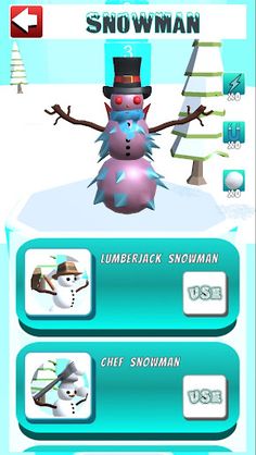 Snowman Race - Screenshot 4