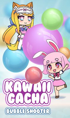 Kawaii Gacha Bubble Shooter - Screenshot 1
