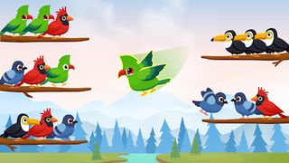 Bird Sort Color- Puzzle Master - Screenshot 1