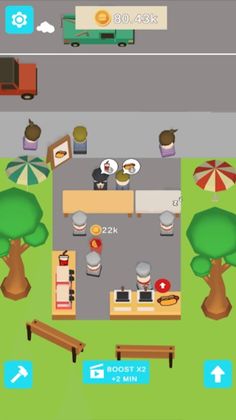 Idle Food Restaurant Tycoon - Screenshot 1