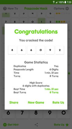 Passcode Hack - Crack the code - Screenshot 3