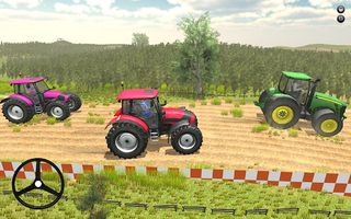 Tractor Racing Tractor Trolley - Screenshot 1