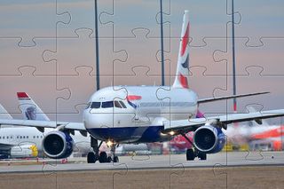 Puzzle passenger airliner - Screenshot 2