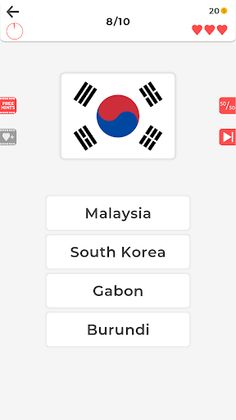 Flags and Capitals - Screenshot 1