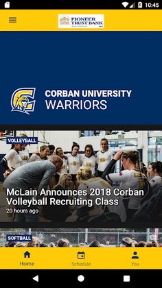 Corban Athletics - Screenshot 1