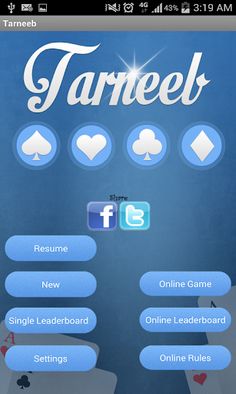 Tarneeb Full - Screenshot 1