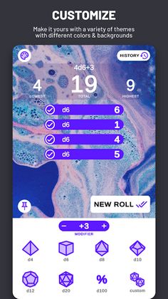 Nice Dice Roller - for DND & R - Screenshot 1